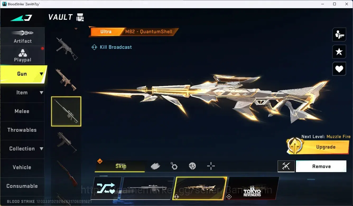 Blood Strike Accounts ASIA |AOT FAL-PrimalGiant, EVANGALION MCX - EVA-00 image 6