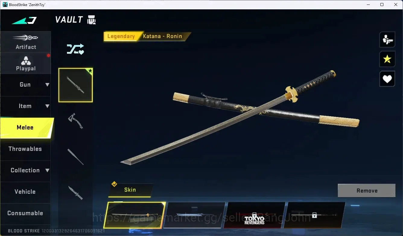 Blood Strike Accounts ASIA |AOT FAL-PrimalGiant, EVANGALION MCX - EVA-00 image 7