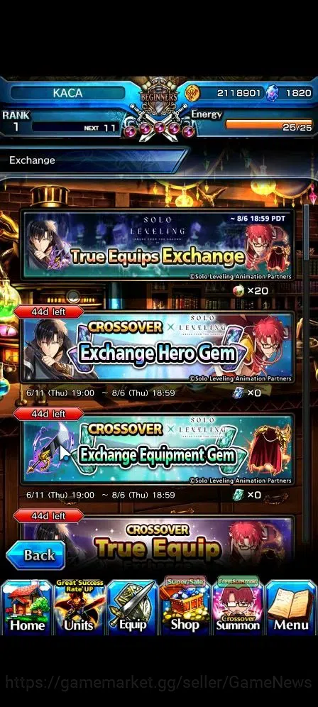 Grand Summoners Accounts Global|Rank 1|1820 cc Ready Gacha|6 Ascend 1 TW| [ image 8