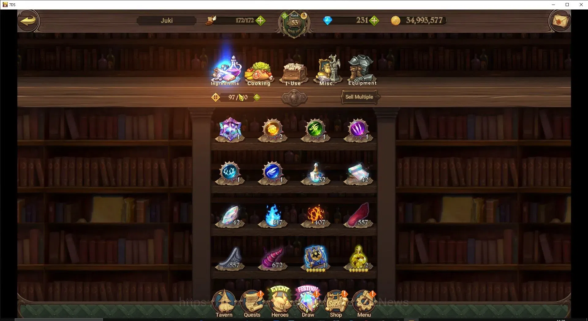 The Seven Deadly Sins: Grand Cross Accounts Global|1M CC|231 DM+1 Spring Box |3 LR+5 UR|Nemesi image 10