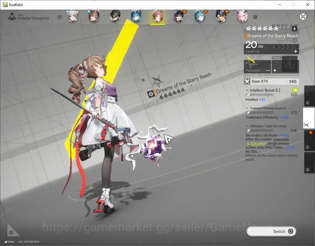 Arknights: Endfield Accounts ASIA|Lv 45|1,6k Arsenal|6 SSR (2 Limited) + 7 (*6  image 5