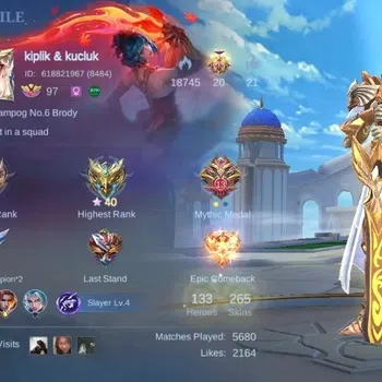 Mobile Legends: Bang Bang Accounts Collector Global|Skin 265|Renowned|KOF Karina,Collector Natalia,Lightborn