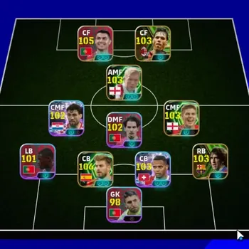 eFootball Accounts Legends & Iconic Players Android|7 Epic Gerard Pique,Carles Puyol,C.Ronaldo,Paul Scholes,Marco van