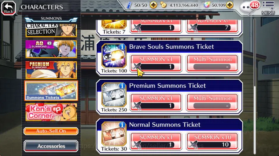 Bleach: Brave Souls Accounts [GBL]50K Orb|10th Anniv(Rukia,Ichigo),TYBW26 Ichig image 13