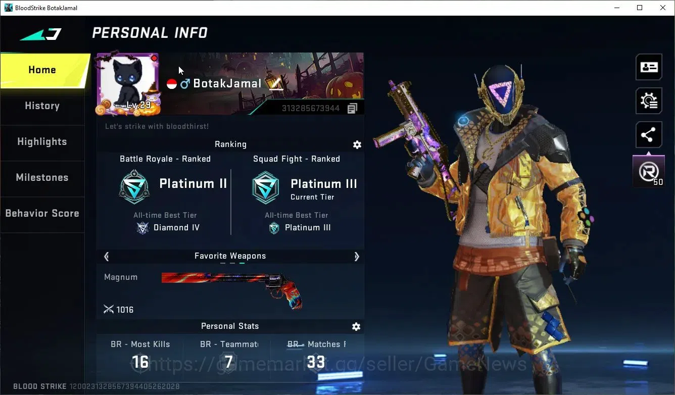 Blood Strike Accounts ASIA|5 ULTRA [Ethan-Arcade,BitStrike,M4A1,Origin12 image 2
