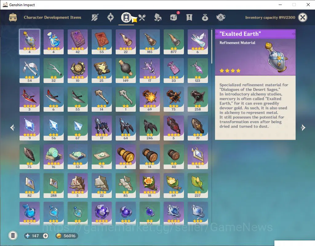 Genshin Impact Accounts ASIA|AR 58|10  Limited +7(*5Weapon)|Neuvillate+Sig image 7