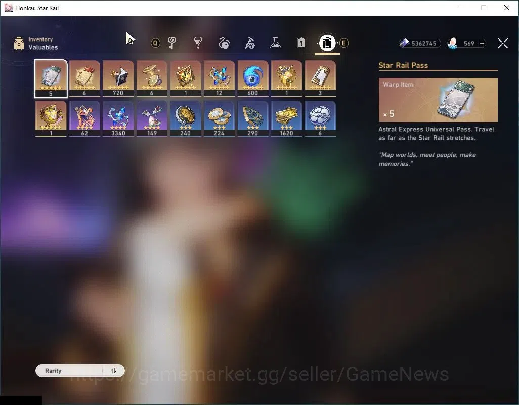 Honkai Star Rail Accounts Asia|TL 54| 1 Golden Companion | 4 Limited | Silve image 10