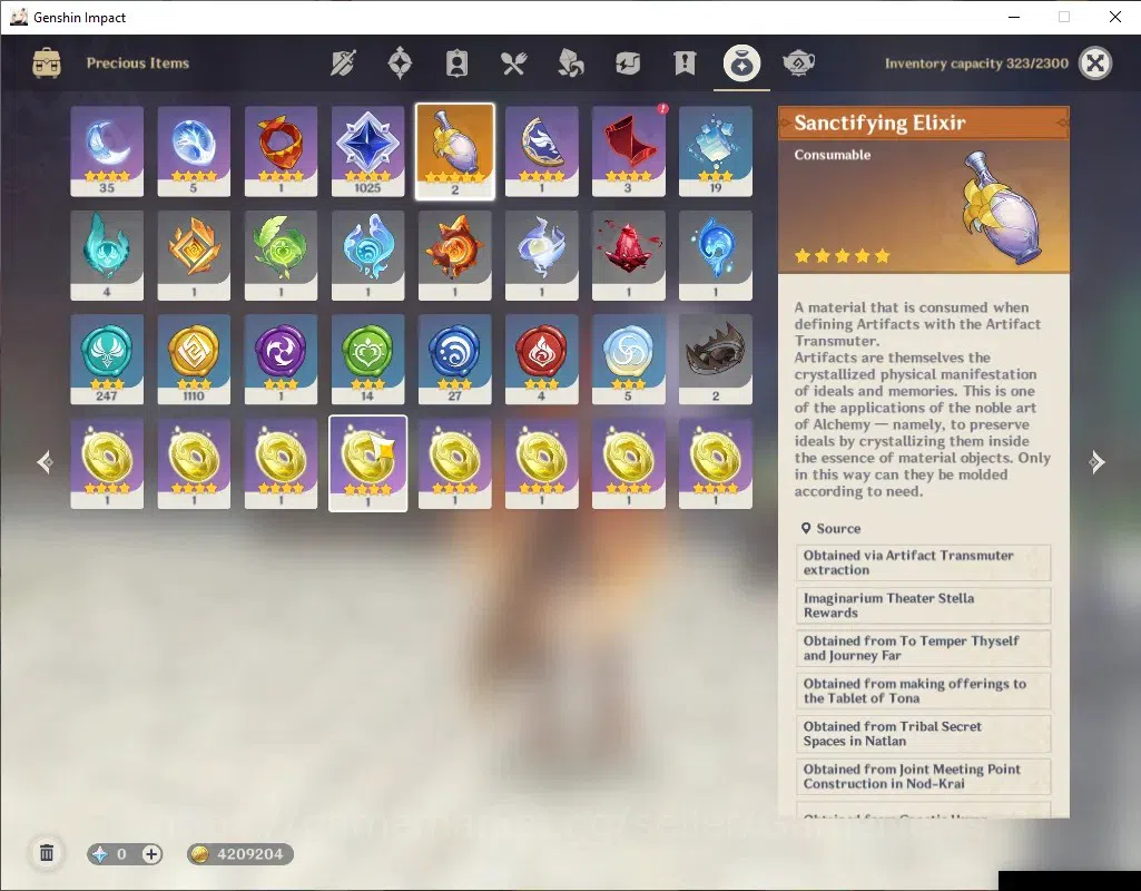 Genshin Impact Accounts Asia|AR 35|2 Limited (Mavuika,Emilie) + 2 Char Sta image 10