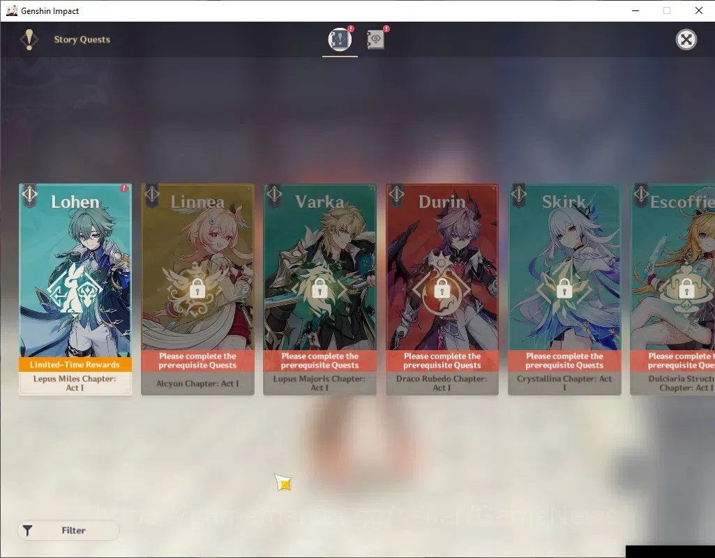 Genshin Impact Accounts Asia|AR 35|2 Limited (Mavuika,Emilie) + 2 Char Sta image 16