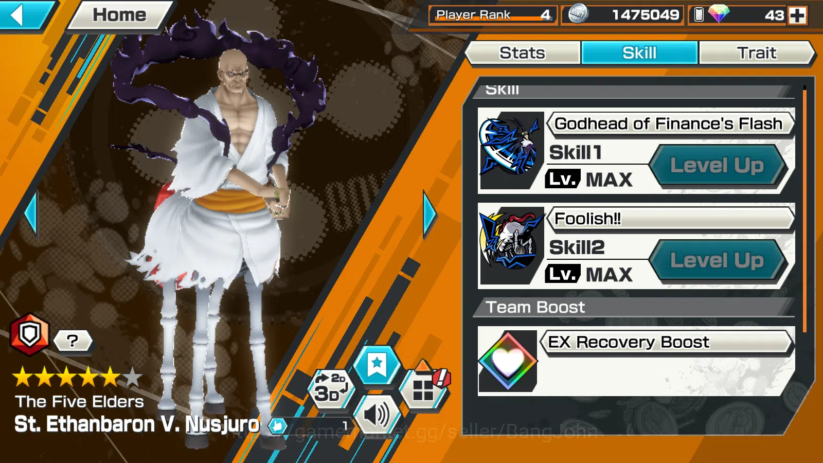 One Piece Bounty Rush Accounts GLOBAL | 3EX | 5elders Nusjuro | SK Borsalino |4em image 4