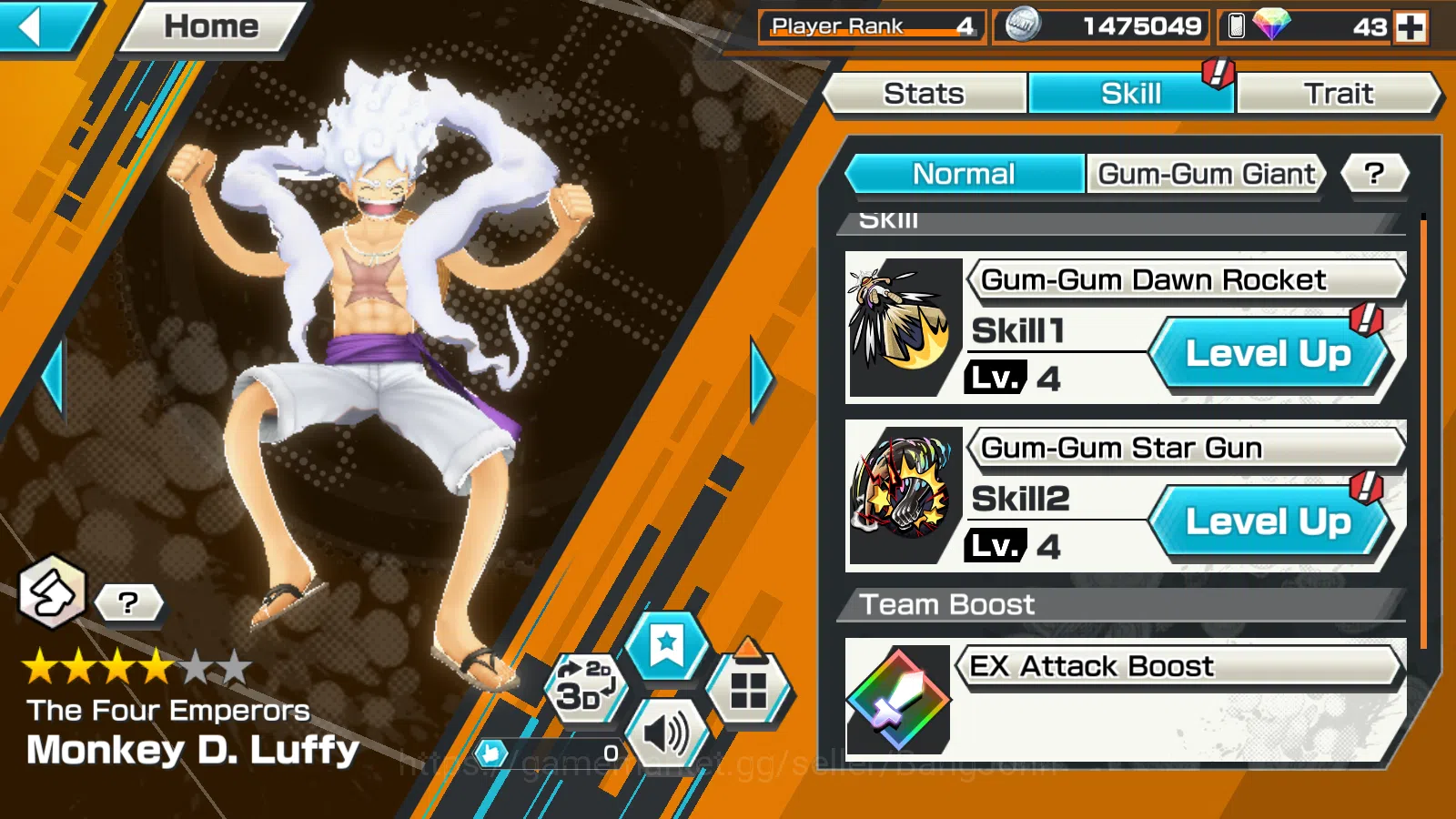 One Piece Bounty Rush Accounts GLOBAL | 3EX | 5elders Nusjuro | SK Borsalino |4em image 5
