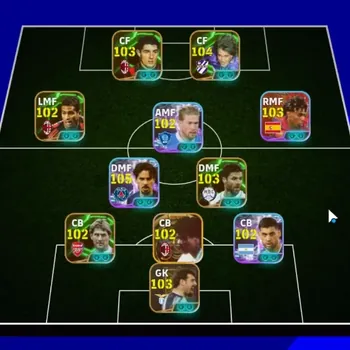 eFootball Accounts Legends & Iconic Players Android|19 ShowTime Vitinha,Kevin De Bruyne,|18 Epic Gabriel Batistuta,Daniele