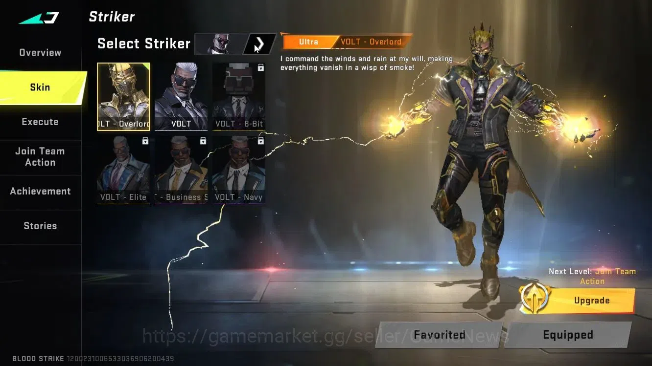Blood Strike Accounts ASIA|ULTRA [VOLT-Overlord,UMP45-Oni Piercer]|Legen image 3