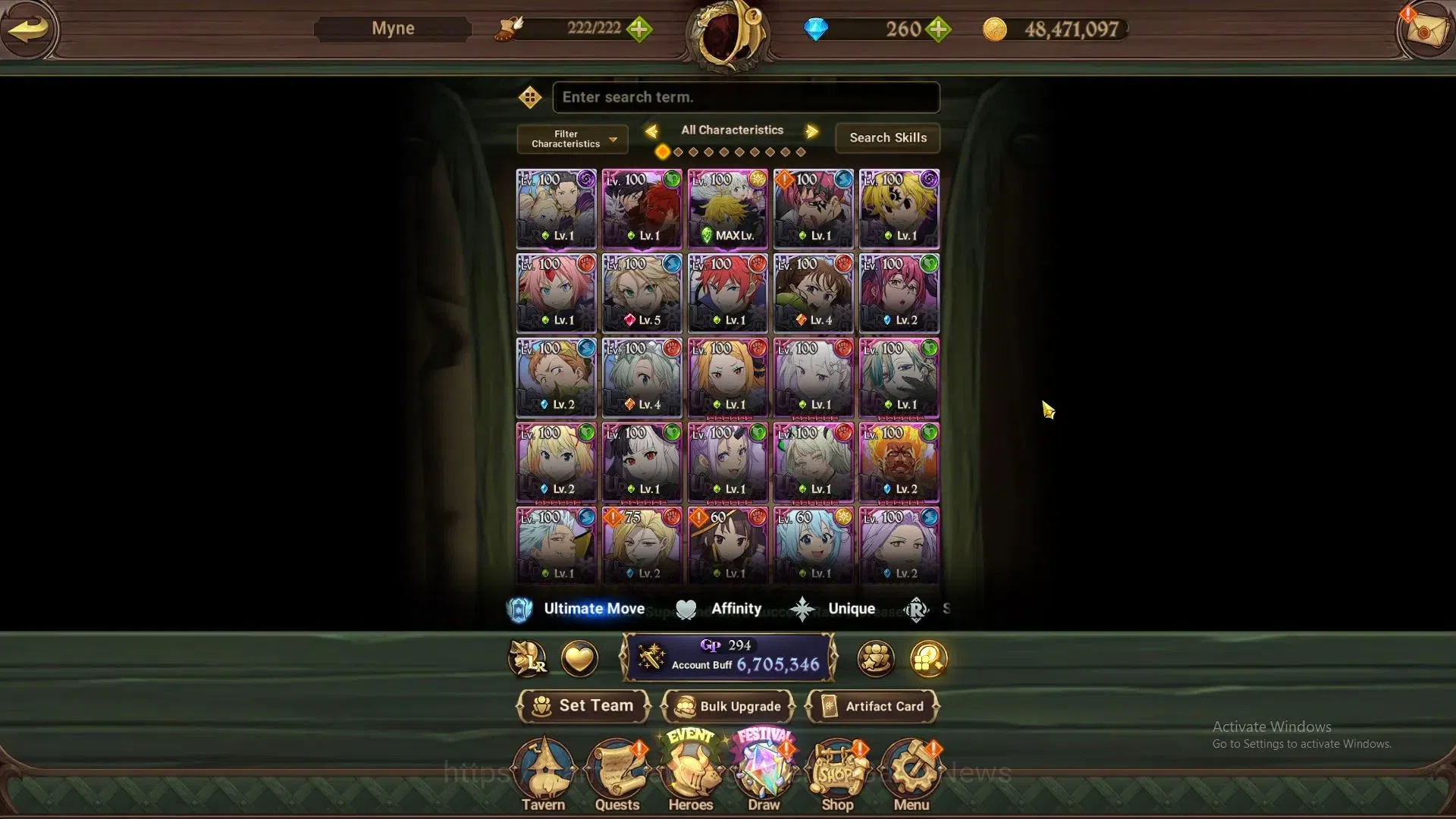 The Seven Deadly Sins: Grand Cross Accounts ASIA|6,7M CC|260 DM|9 LR+9 UR+Many Collab|SubaruBt image 17