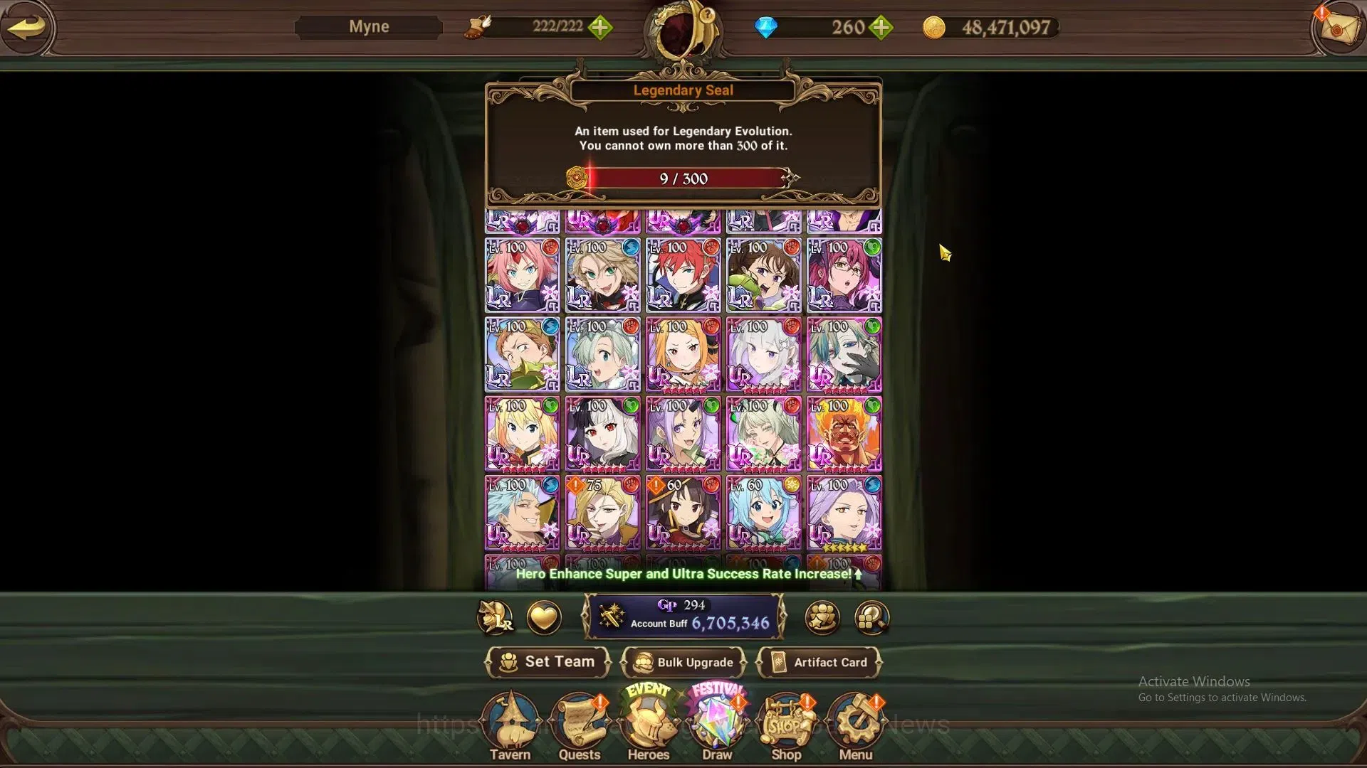 The Seven Deadly Sins: Grand Cross Accounts ASIA|6,7M CC|260 DM|9 LR+9 UR+Many Collab|SubaruBt image 5