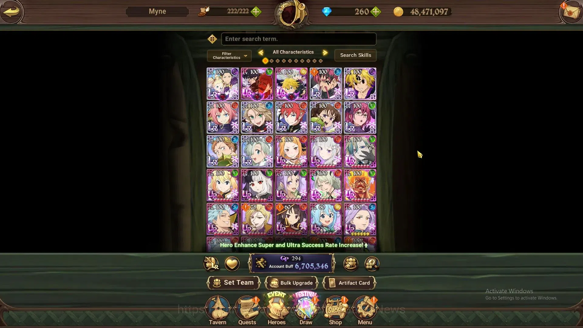The Seven Deadly Sins: Grand Cross Accounts ASIA|6,7M CC|260 DM|9 LR+9 UR+Many Collab|SubaruBt image 6