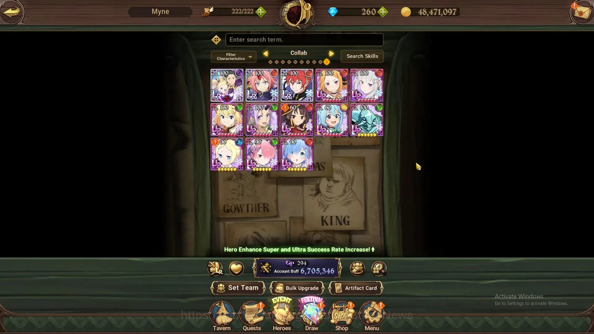 The Seven Deadly Sins: Grand Cross Accounts ASIA|6,7M CC|260 DM|9 LR+9 UR+Many Collab|SubaruBt image 7