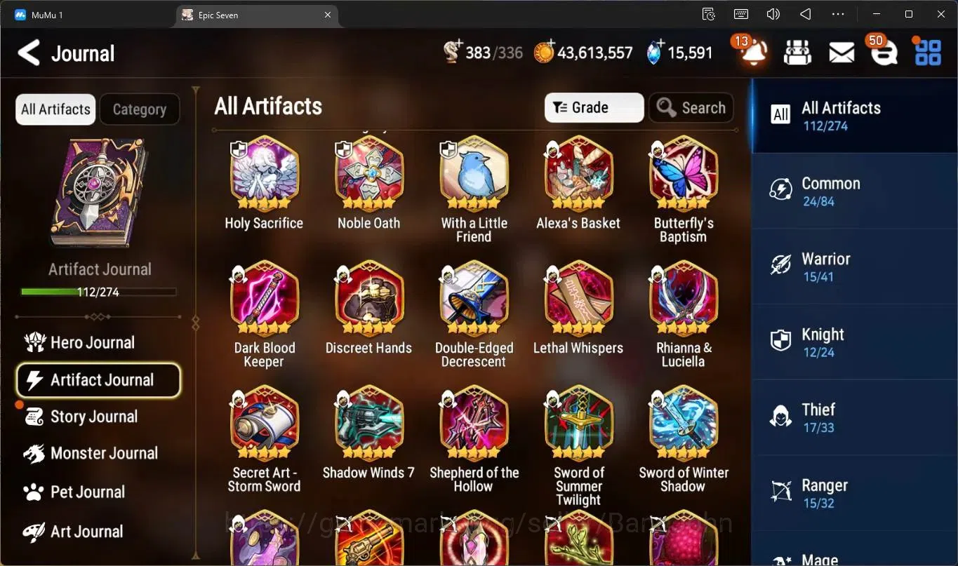 Epic Seven Accounts High-End Global Unverif |21 ML(E Ilynav,RO Light,Belian,Harsetti,SOTD Diene,DD Day Etc.)|PoH ON|SS 13