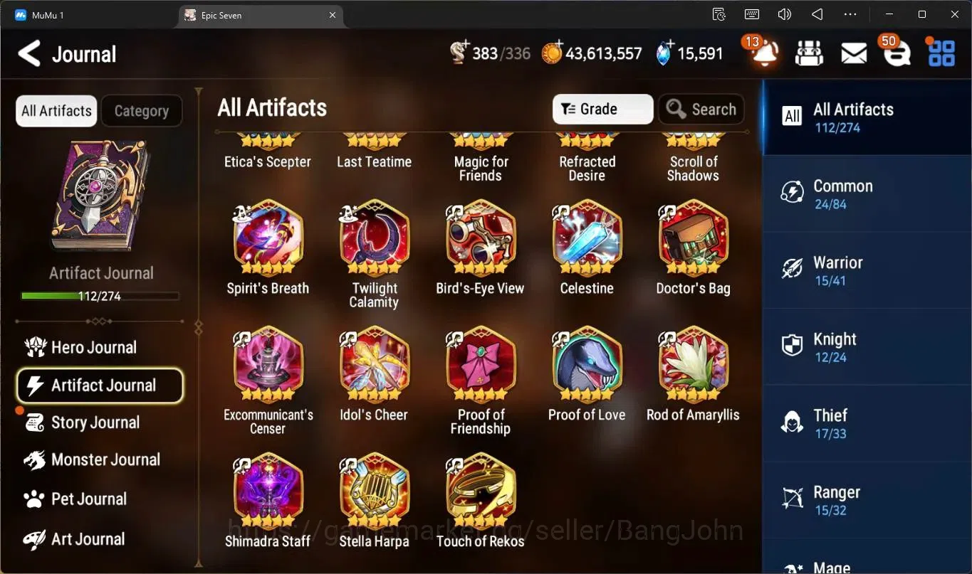 Epic Seven Accounts High-End Global Unverif |21 ML(E Ilynav,RO Light,Belian,Harsetti,SOTD Diene,DD Day Etc.)|PoH ON|SS 16