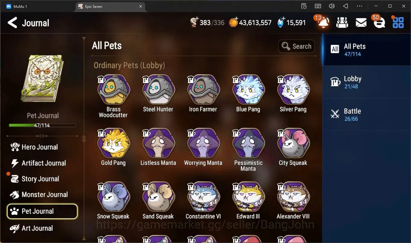 Epic Seven Accounts High-End Global Unverif |21 ML(E Ilynav,RO Light,Belian,Harsetti,SOTD Diene,DD Day Etc.)|PoH ON|SS 19