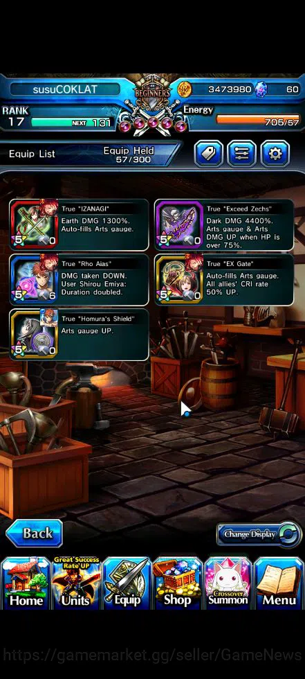 Grand Summoners Accounts Global|Rank 17|Starter|9 Ascend|EmiyaTW,Summer (Mi image 4