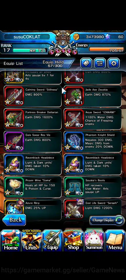 Grand Summoners Accounts Global|Rank 17|Starter|9 Ascend|EmiyaTW,Summer (Mi image 8