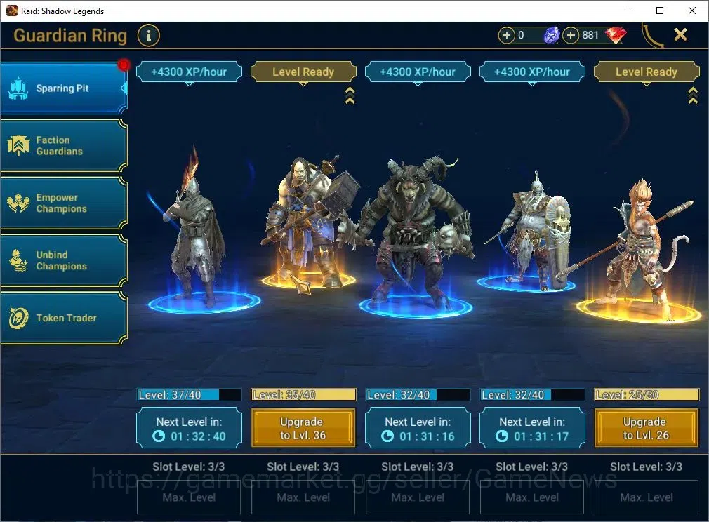 Raid: Shadow Legends Accounts Best Starter 1 Myth Ash'Nar + 3 Turtle Combo(Leona image 11