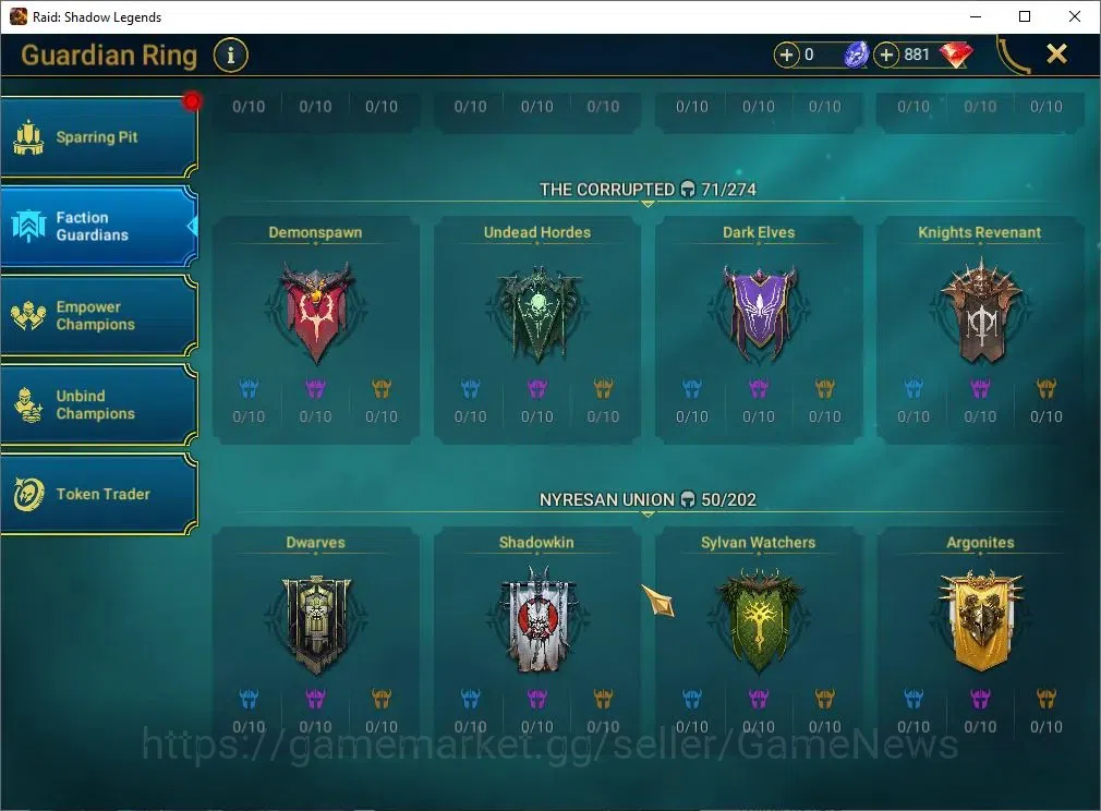 Raid: Shadow Legends Accounts Best Starter 1 Myth Ash'Nar + 3 Turtle Combo(Leona image 12
