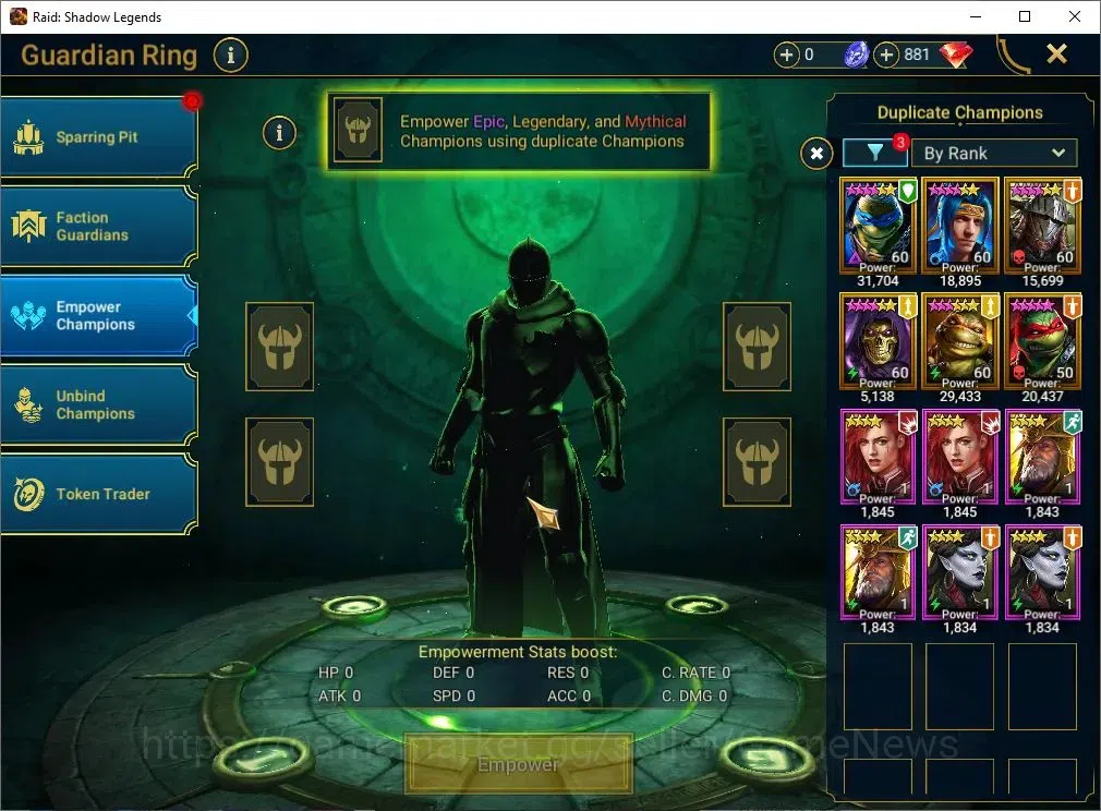 Raid: Shadow Legends Accounts Best Starter 1 Myth Ash'Nar + 3 Turtle Combo(Leona image 13