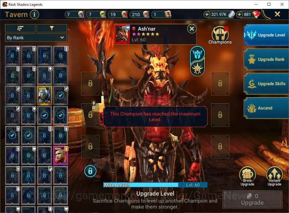 Raid: Shadow Legends Accounts Best Starter 1 Myth Ash'Nar + 3 Turtle Combo(Leona image 15