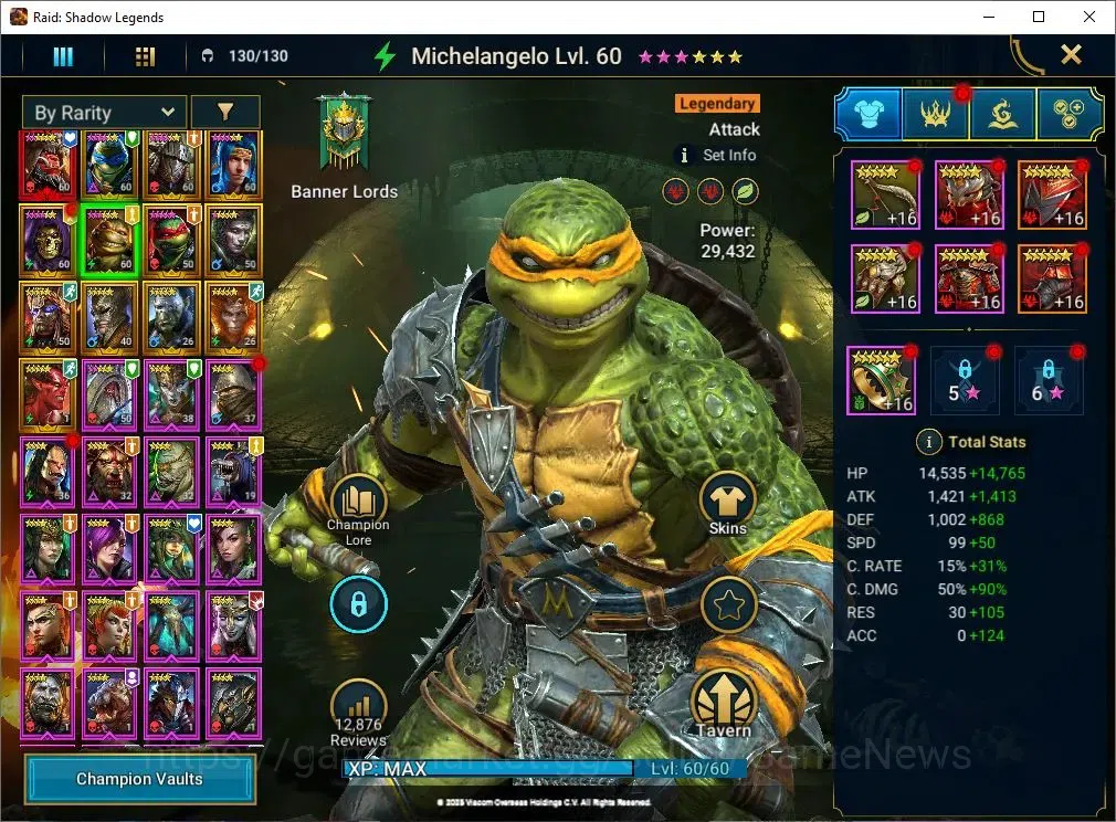 Raid: Shadow Legends Accounts Best Starter 1 Myth Ash'Nar + 3 Turtle Combo(Leona image 5