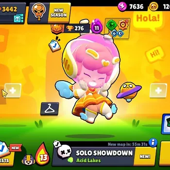 Brawl Stars Accounts Trophy 3442 | 36 Brawler | 6 Max Hypercharge | 1 Legend,1 Mythic,11 Epic Skins | 23K Bling | ProtectOff