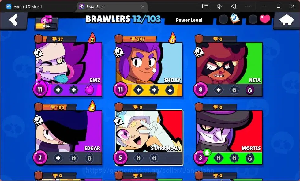 Brawl Stars Accounts Global | 454 Thropy | 12 Brawler | 1 Max Lv Hyperc image 3