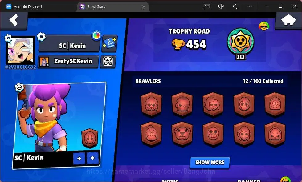 Brawl Stars Accounts Global | 454 Thropy | 12 Brawler | 1 Max Lv Hyperc image 6
