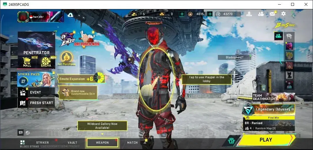 Blood Strike Accounts ASIA| ETERNAL UZI-Star Chaser|Ultra Meele [Lightbl image 1