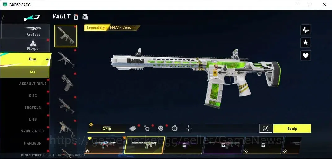 Blood Strike Accounts ASIA| ETERNAL UZI-Star Chaser|Ultra Meele [Lightbl image 10