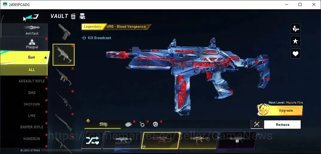 Blood Strike Accounts ASIA| ETERNAL UZI-Star Chaser|Ultra Meele [Lightbl image 16