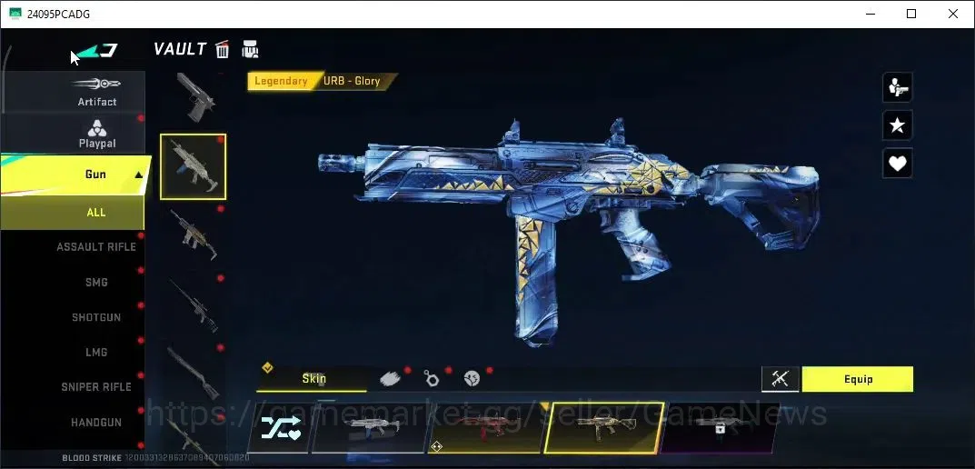 Blood Strike Accounts ASIA| ETERNAL UZI-Star Chaser|Ultra Meele [Lightbl image 17
