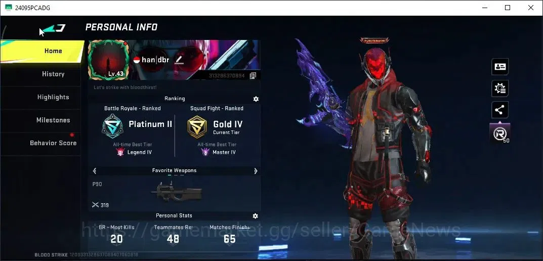 Blood Strike Accounts ASIA| ETERNAL UZI-Star Chaser|Ultra Meele [Lightbl image 2