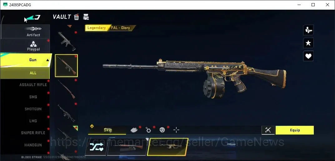 Blood Strike Accounts ASIA| ETERNAL UZI-Star Chaser|Ultra Meele [Lightbl image 20