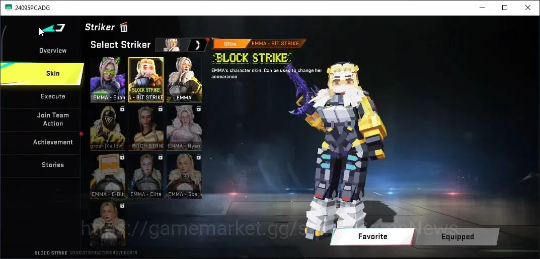 Blood Strike Accounts ASIA| ETERNAL UZI-Star Chaser|Ultra Meele [Lightbl image 4