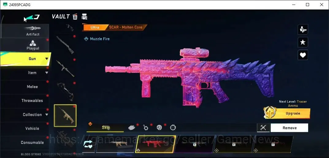 Blood Strike Accounts ASIA| ETERNAL UZI-Star Chaser|Ultra Meele [Lightbl image 8