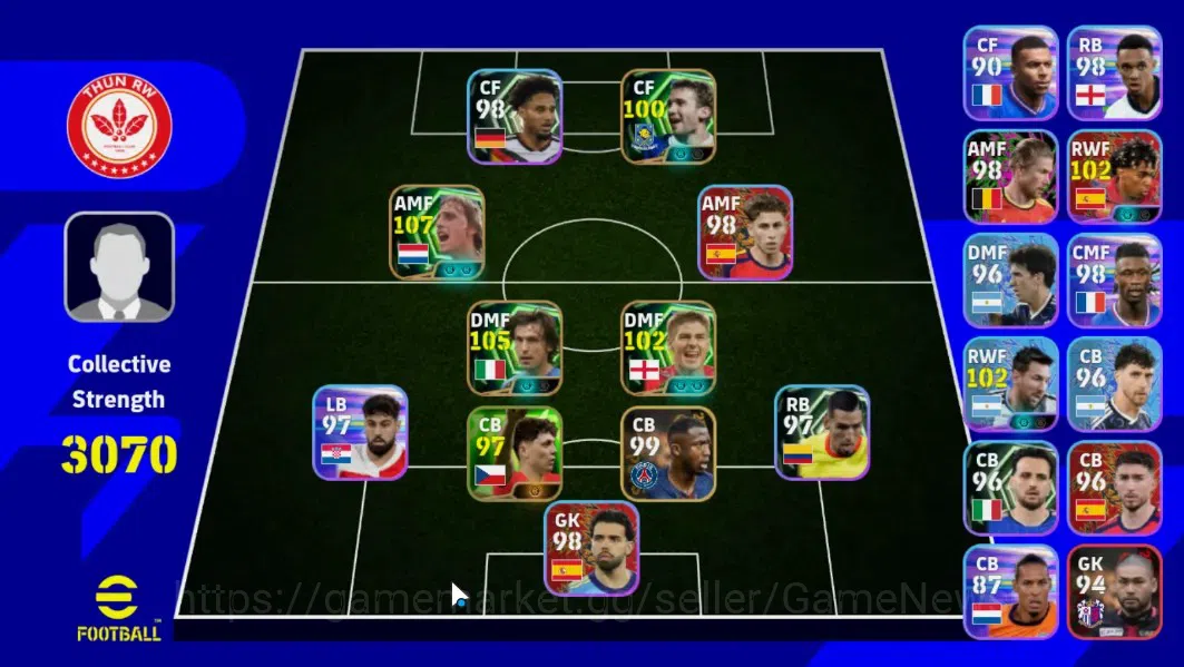 eFootball Accounts Android|Epic Johan Cruyff,Andrea Pirio,Steven Gerr image 1