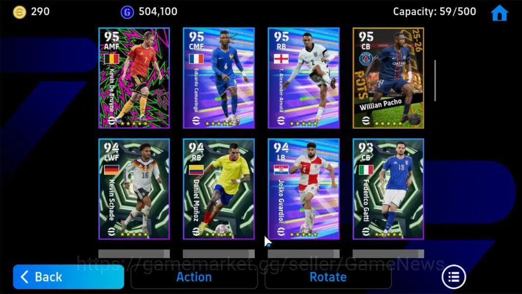 eFootball Accounts Android|Epic Johan Cruyff,Andrea Pirio,Steven Gerr image 5