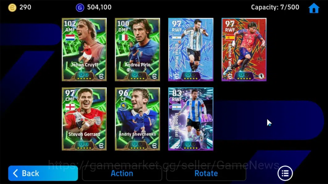 eFootball Accounts Android|Epic Johan Cruyff,Andrea Pirio,Steven Gerr image 6