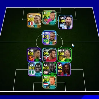 eFootball Accounts High-End Android|Power 3141|Big Time Kylian Mbappe|4 Epic(Edwin van der Sar,Aubameyang),etc|Show Time