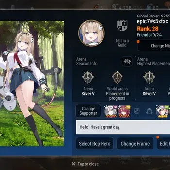 Epic Seven Accounts Starter Global Unverif |Starter|9 ML[Nurse Yulha,Moon Luna,Witch Iseria,Captain Landy Etc|PoH ON|Stigma
