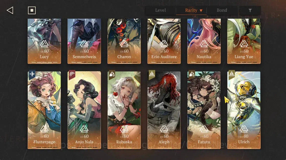 Reverse: 1999 Accounts GLOBAL|Lv65|21(*6Crew)(6Limit)|29 Unilog|3k CD|[Lu image 6