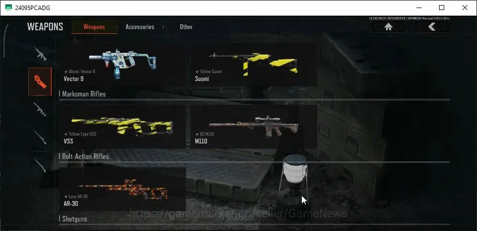 Arena Breakout Accounts High-End MOBILE Lvl 30|SV 16M|CV 13M|2 Set Corpo & RL|Vector 9 Abomi,M110 QS,MP5 Forest,AK 12 6