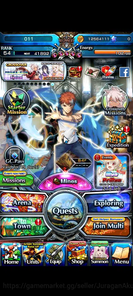 Grand Summoners Accounts Global|Rank 54|17 Ascend|SummerMiyuTW,ShirouEmiyaT image 2